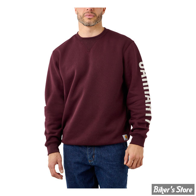 Maroon carhartt sweatshirt top