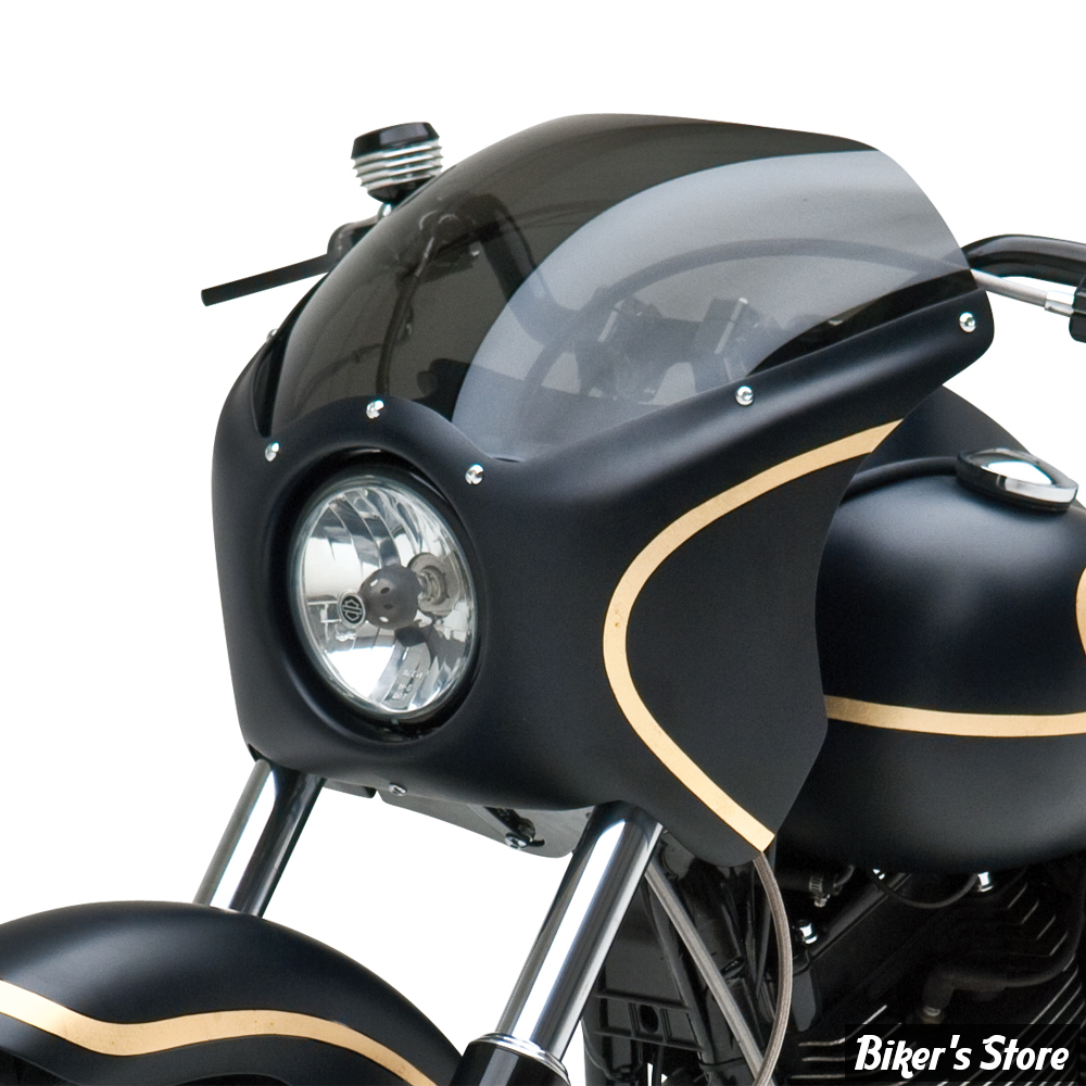 Fairing, Dyna Arlen Ness Louvered Fairing Kit Raw Finish For
