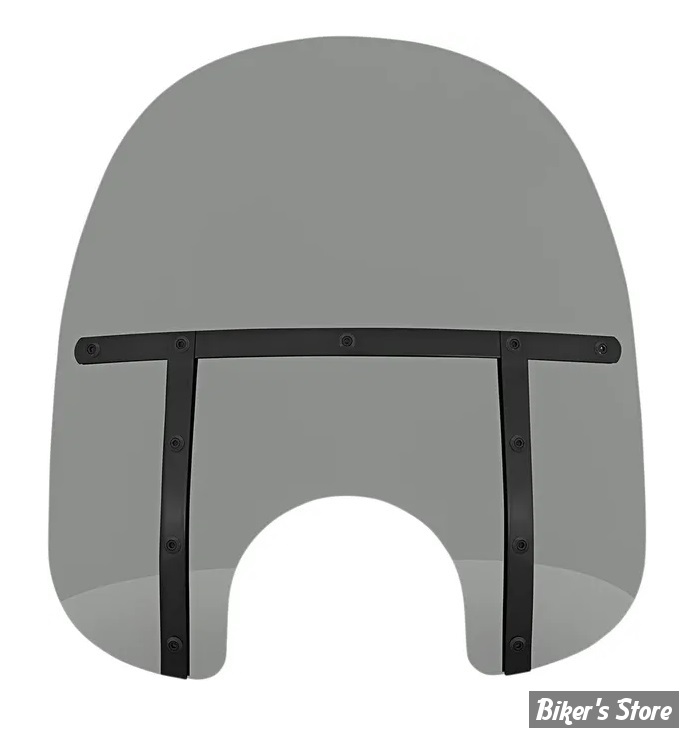 Pare brise détachable - MEMPHIS SHADES - Memphis Fats - DÉCOUPE DE PHARE DE 7" - Hauteur 17" / 43cm - NIGHT SHADES NOIR FUME - MEB32112