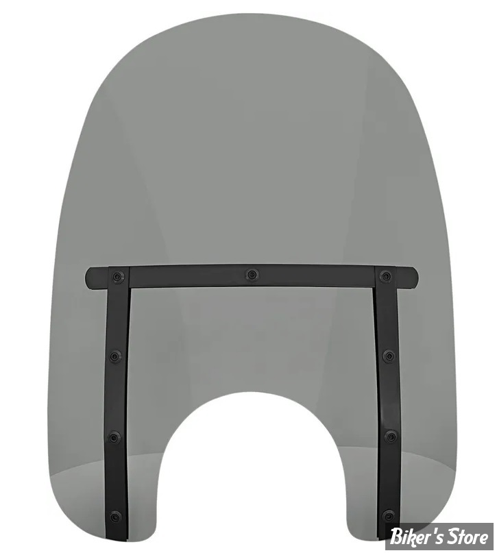 PARE BRISE DÉTACHABLE - MEMPHIS SHADES - MEMPHIS SLIM - DÉCOUPE DE PHARE DE 7" - HAUTEUR 17" / 43CM - NIGHT SHADES NOIR FUME - MEB42112