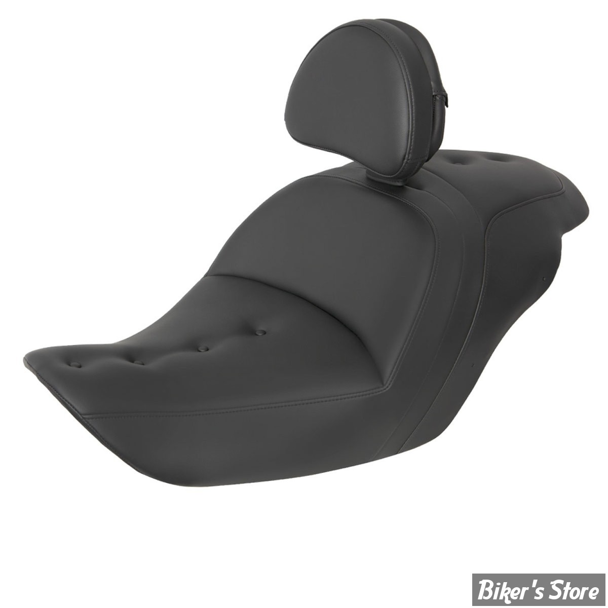 SELLE DUO - HONDA GOLDWING GL1800 F6B 13/19 - SADDLEMEN - GOLD WING F6B ROADSOFA™ PT SEAT WITH DRIVER'S BACKREST - AVEC DOSSIER CONDUCTEUR - NOIR - H23-20-181BR