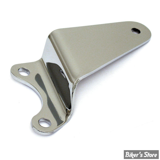 ECLATE 44B - PIECE N° 02 - PATTE DE SUPPORT DE BATTERIE - FX - OEM 66214-71 - CHROME - (NEUF: NI REPRIS, NI ECHANGEE)