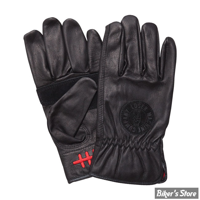 GANTS - LOSER MACHINE COMPANY - DEATH GRIP - NOIR - TAILLE XL