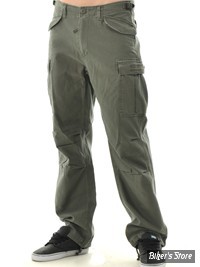 PANTALON - WEST COAST CHOPPERS - WCC - M65 - COULEUR : VERT - TAILLE : L