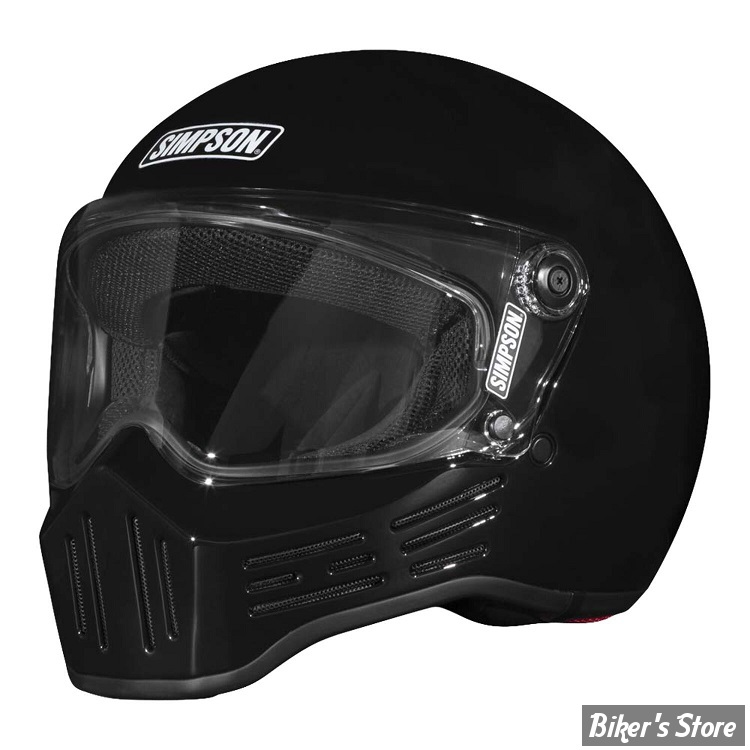 - CASQUE INTEGRAL - SIMPSON - Simpson M30 helmet - COULEUR : NOIR BRILLANT - TAILLE XXL