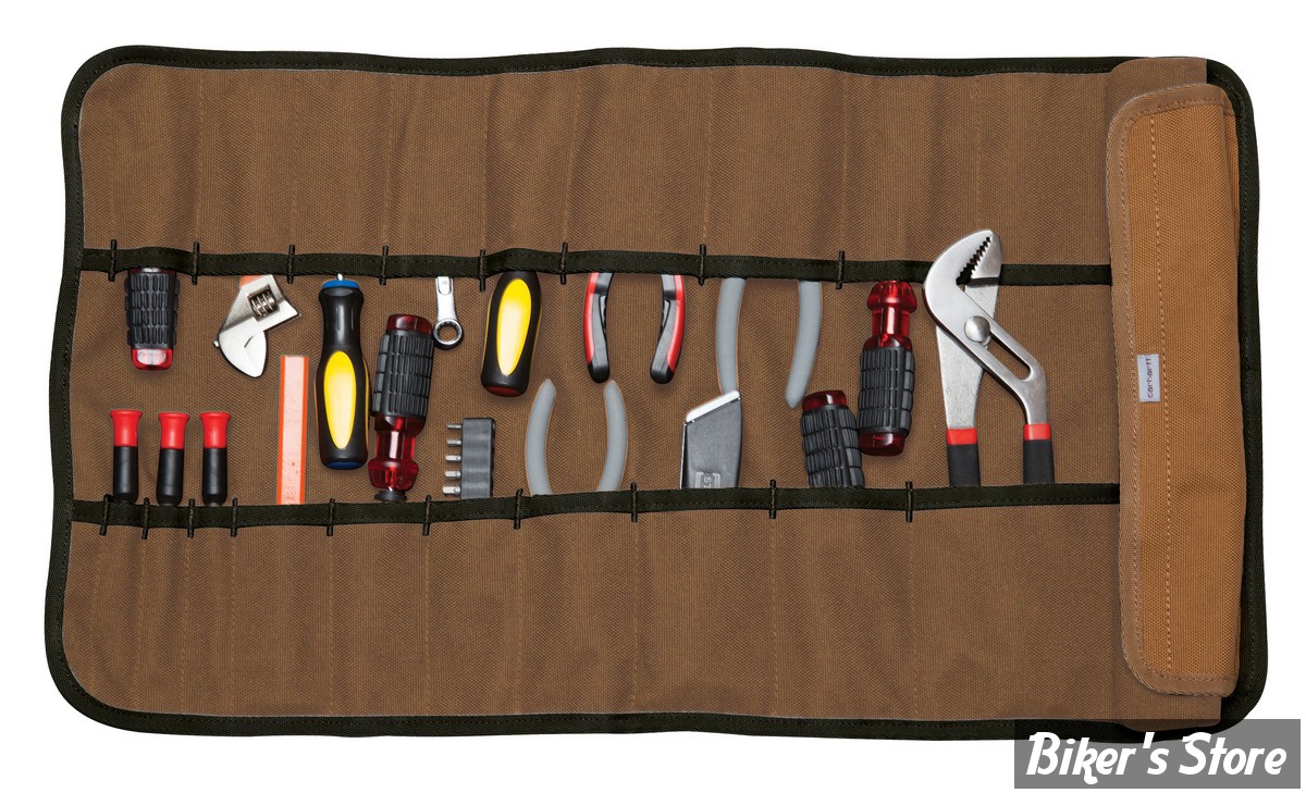 TROUSSE A OUTILS - CARHARTT - LEGACY TOOL ROLL - COULEUR : MARRON - Biker's  Store