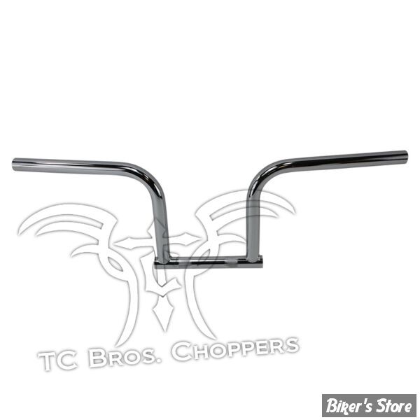 -  Guidon TC. BROS - TC BROS. 1" SPEEDLINE HANDLEBAR - AVEC EMPREINTES - CHROME - 101-0124