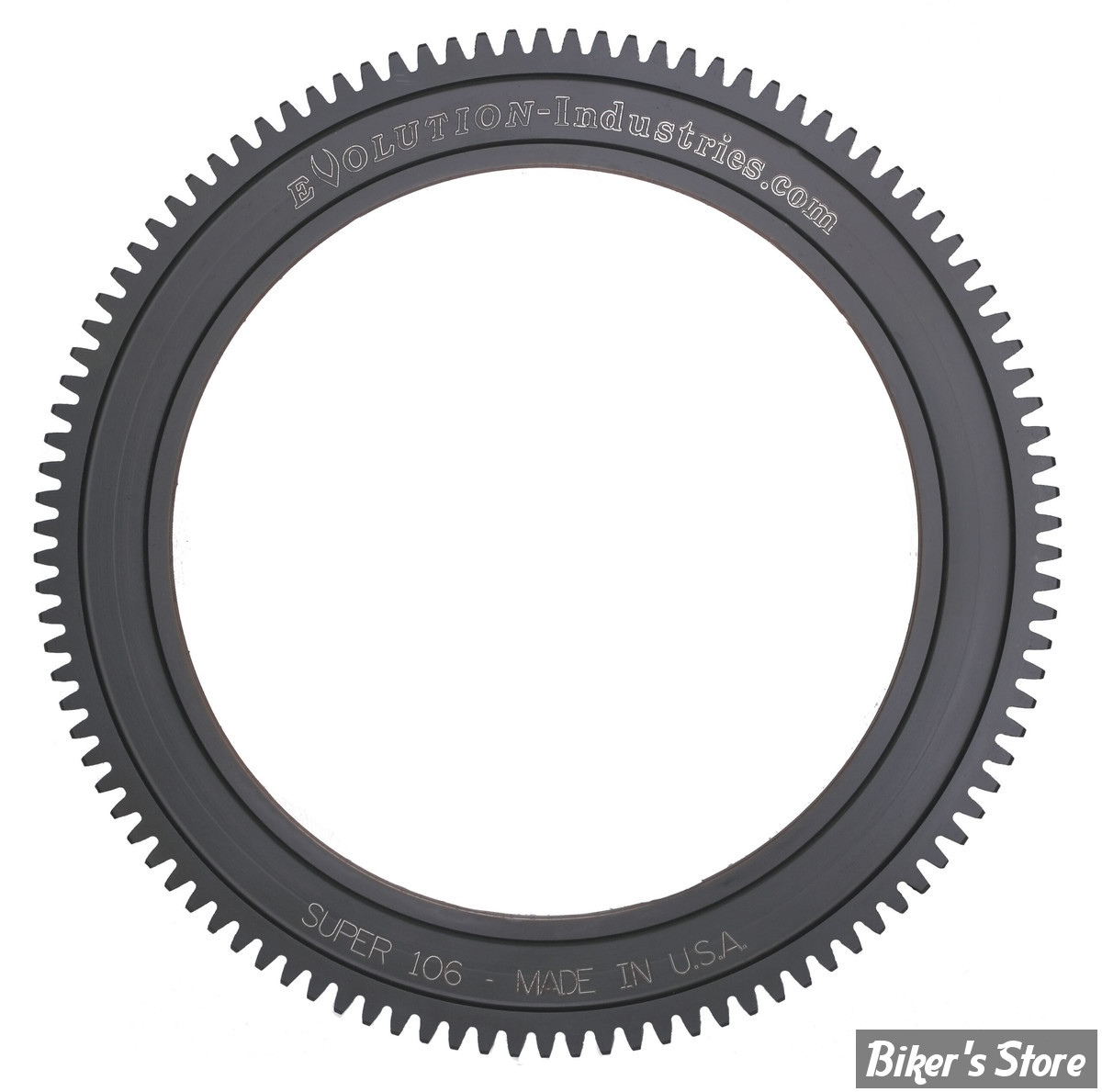106 DENTS - COURONNE DE DEMARREUR - BT06UP - 106 DENTS - 'Super 106' starter ring - EVOLUTION INDUSTRIES -EV1010-1104