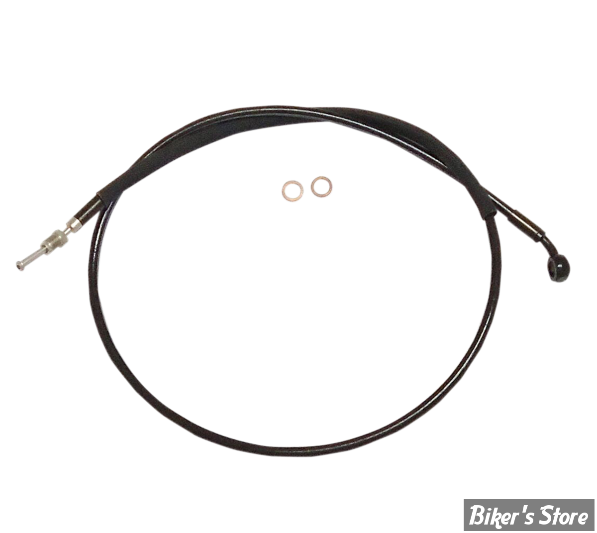 Tuyau d'huile de frein hydraulique renforcé en acier inoxydable pour moto, Pit Dirt Bike, Enduro, Motocross, vélos de route, vélos de sport - 750 mm x 75 cm
