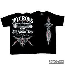 TEE-SHIRT - MOON - MOON EQUIPPED HOT RODS - COULEUR : NOIR - TAILLE 5 / XL