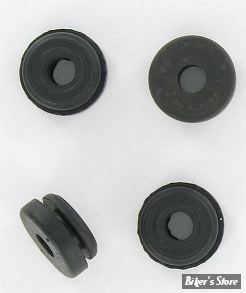 Lot De 10 œillets En Caoutchouc Pour Moto - Joints Universels Pour Carénage, Capot, Pièces De Fixation - Noir