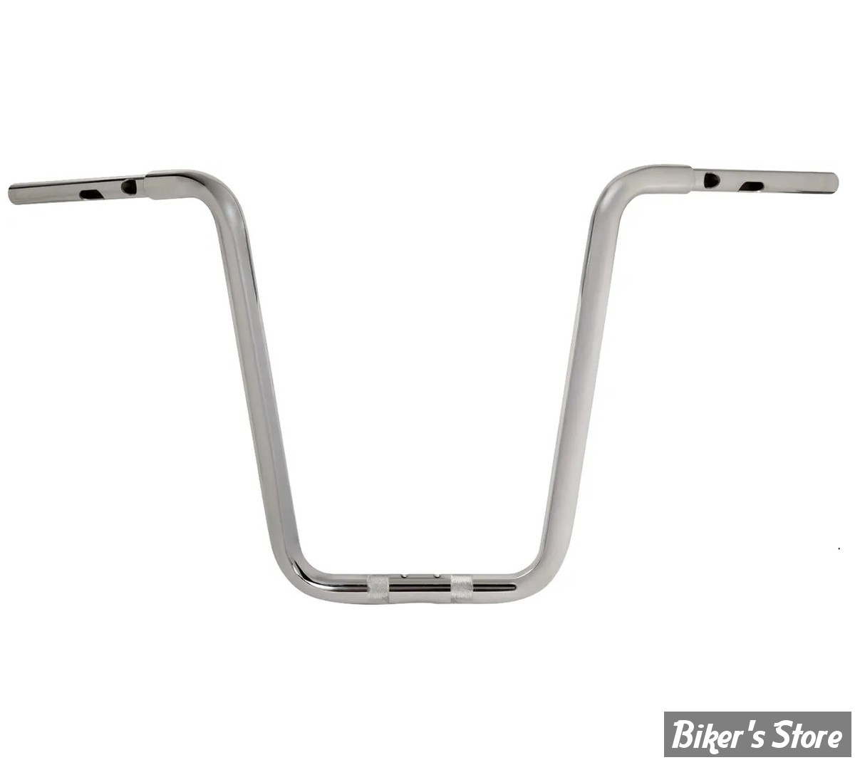 GUIDON 32mm SUR RISERS 32MM - HAUTEUR : 45.70 CM / 18" -  DRAG SPECIALTIES - TOURING - FLTRX 23UP - CHROME - 0601-6562