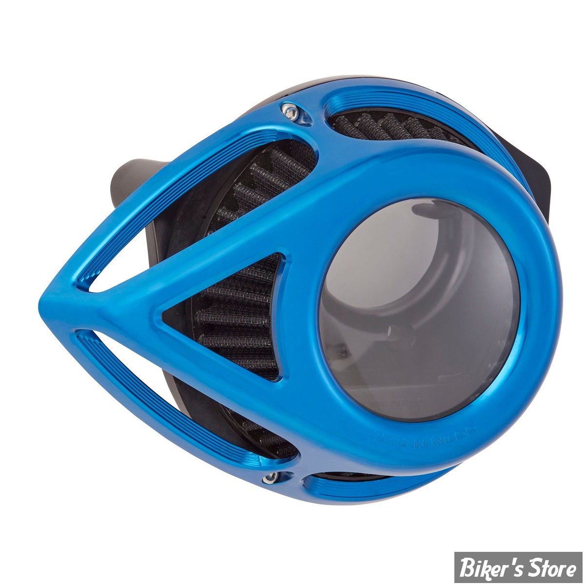 FILTRE A AIR - ARLEN NESS - CLEAR TEAR SERIES AIR CLEANER - TOURING 02/07 / SOFTAIL 00/15 / DYNA 99/17 / TWINCAM CARBU CV 99/06 - ANODISE BLEU - 18-911