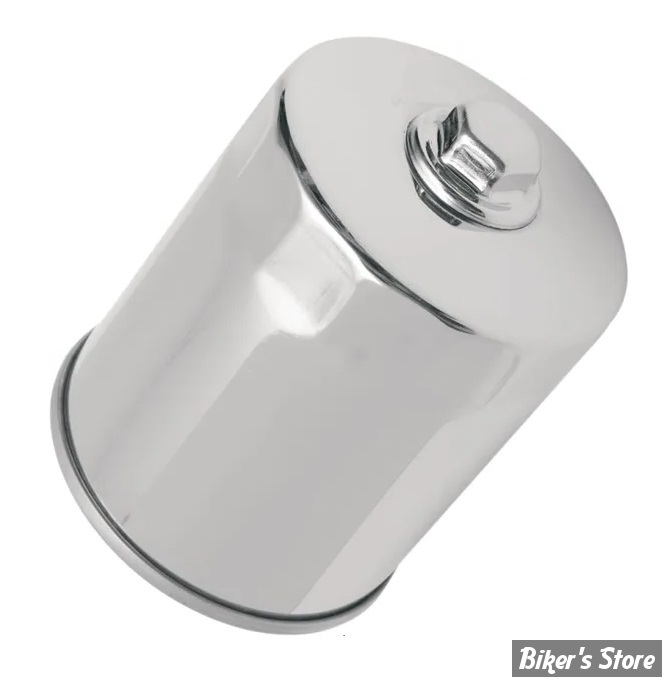 FILTRE A HUILE - 1340 ET SPORTSTER - DRAG SPECIALTIES - MAGNETIC TC - AVEC ECROU - CHROME - 63796-77A ET 63805-80A - DRAG SPECIALTIES