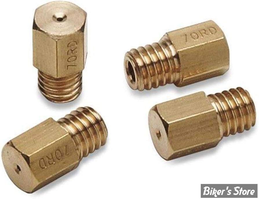 PIÈCE N° 36 - GICLEUR PRINCIPAL / MAIN JET - MIKUNI - TYPE : 4/042 - TAILLE :260 - MARQUE : EBC - LES 4 PIÈCES - HJ260-4