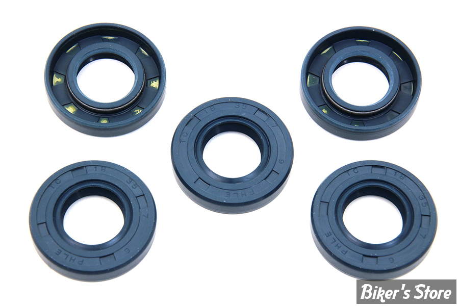 KIT ALTERNATEUR POUR MODELES AVEC GENERATRICE - 12V - BIGTWIN 41/69 / SPORTSTER 57/83 - VOLT TECH : JOINT DE REMPLACEMENT - LES 5 PIÈCES