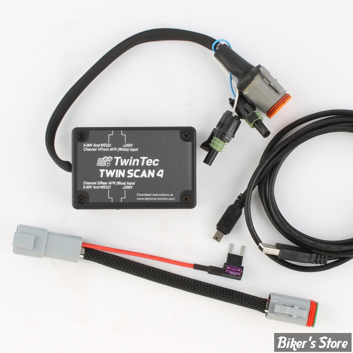 DAYTONA TWINTEC  - TwinScan 4DTT diagnostiqueur de panne pour modèles avec système CAN-Bus - Twin Scan 4 ABS – HD Scan Tool / ABS Brake Bleed (2011-2020) - 15500