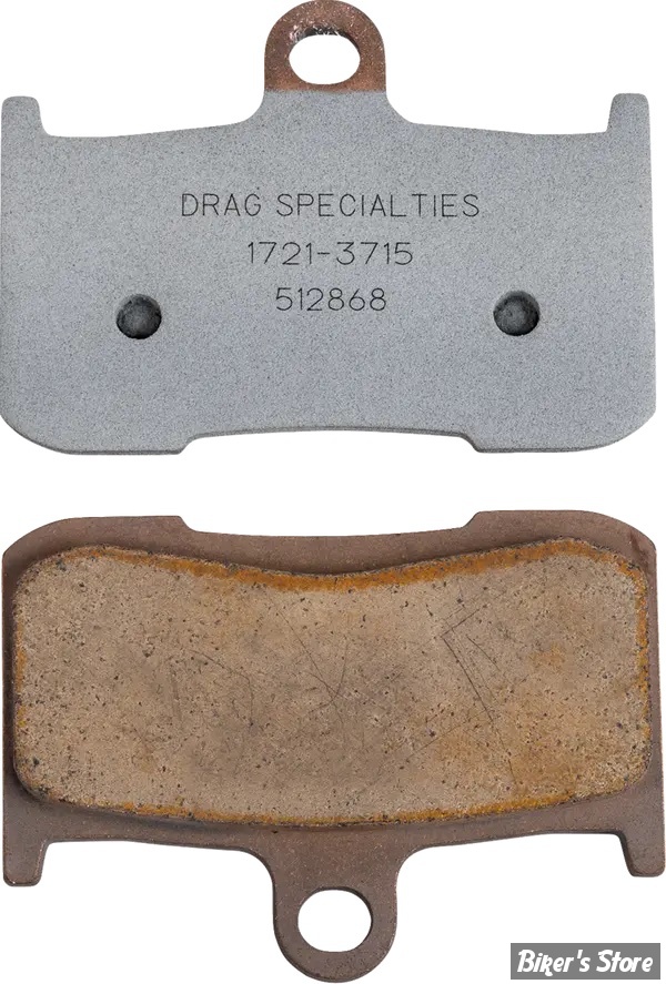 - PLAQUETTES AVANT -  OEM INDIAN 2204196 - DRAG SPECIALTIES - PREMIUM SINTERED METAL / METAL FRITTÉ - HDP922