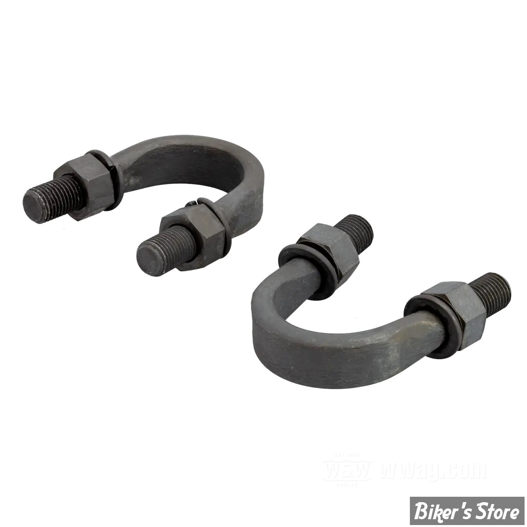 KIT DE FIXATION - BARRE DE PROTECTION AVANT - 1936/1947 - OEM 49064-36 / 13051-36 - W&W - PARKERISÉ 