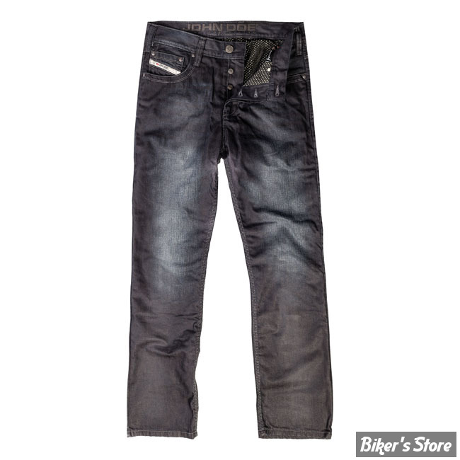 PANTALON - JOHN DOE - JEANS WITH KEVLAR LINING - COULEUR : DARK BLUE - TAILLE US 30/32