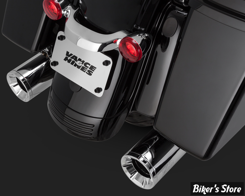 SILENCIEUX VANCE & HINES ELIMINATOR 400 TOURING 95/16 CHROME 16703 Biker's Store