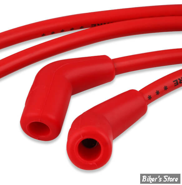 FILS DE BOUGIES ASSEMBLES - ACCEL - SOFTAIL M8 2018UP - ROUGE - 171117 ...