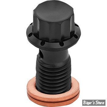 ECLATE L - PIECE N° 16A - BANJO 12MM / 1.50 - OEM 41737-04 -  ARLEN NESS - BOLT BANJO - TITANIUM - FINITION : NOIR - 300-834
