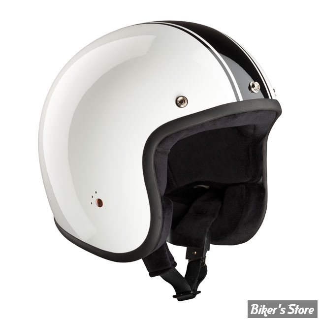 CASQUE JET - BANDIT - CLASSIC - COULEUR : WHITE/BLACK - TAILLE 2 / S