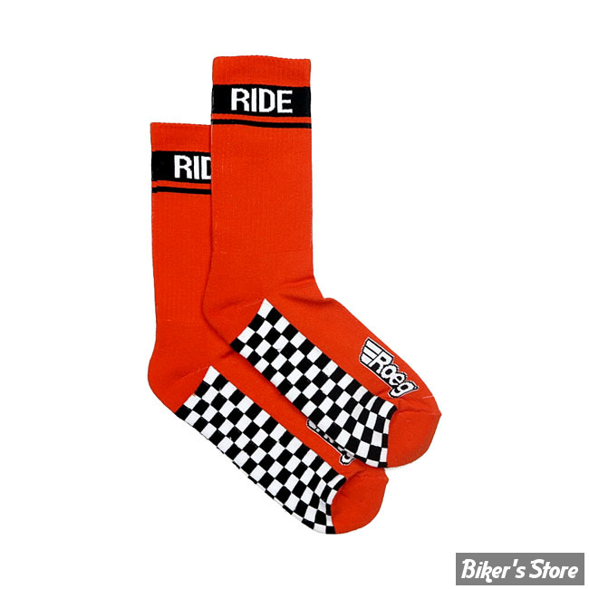 CHAUSSETTES - ROEG - EARLY FINISH - ORANGE - POINTURE 39-42