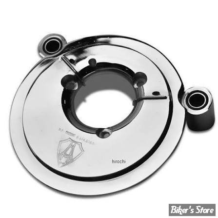 - BIG SUCKER STAGE 1 - PLAQUE D'EMBASE DE FILTRE A AIR  - POUR FILTRE ARLEN NESS - BIG SUCKER STAGE 1 - FINITION : CHROME - 18-587