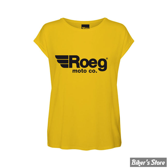 TEE-SHIRT - ROEG - OG LADY - JAUNE - TAILLE S