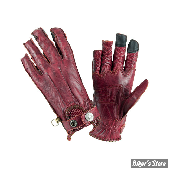 GANTS - BY CITY - SECOND SKIN LADIES - GARNET / BORDEAUX - TAILLE XS