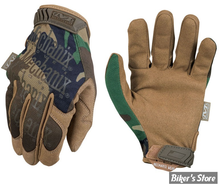 GANTS - MECHANIX - THE ORIGINAL - COULEUR : WOODLAND CAMO - TAILLE S - HOMOLOGUES CEE