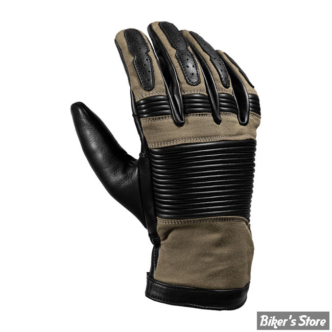 GANTS - JOHN DOE - DURANGO - NOIR / CAMEL - TAILLE S