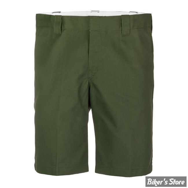 SHORT - DICKIES - 11" - SLIM STRAIGHT WORK SHORTS - COULEUR : OLIVE GREEN - TAILLE 31