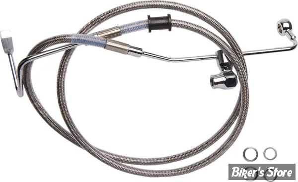 DURITE DE FREIN ARRIERE - TOURING 2014> ABS - OEM 41800012 - LONGUEUR : +000" - INOX