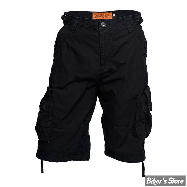 SHORT - WEST COAST CHOPPERS - WCC - CAINE RIPSTOP - COULEUR : NOIR - TAILLE : M