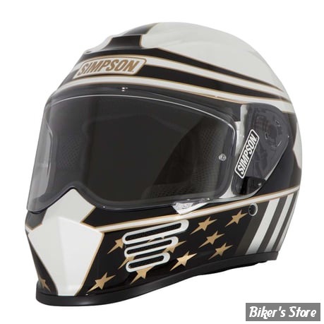 - CASQUE INTEGRAL - SIMPSON - SPEED HELMET - COULEUR : AMERICANA GOLD - TAILLE XXL