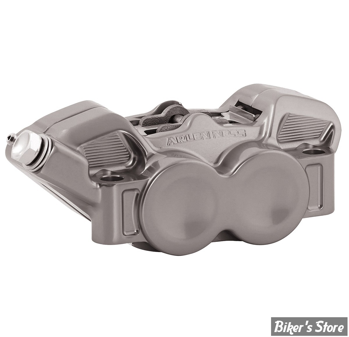 ETRIER RADIAL - ENTRE AXES : 100MM - ETRIER AVANT ARLEN NESS - 4-PISTONS - 100MM MONOBLOCK RADIAL BRAKE CALIPER - COTÉ : GAUCHE - TITANE - 320-009