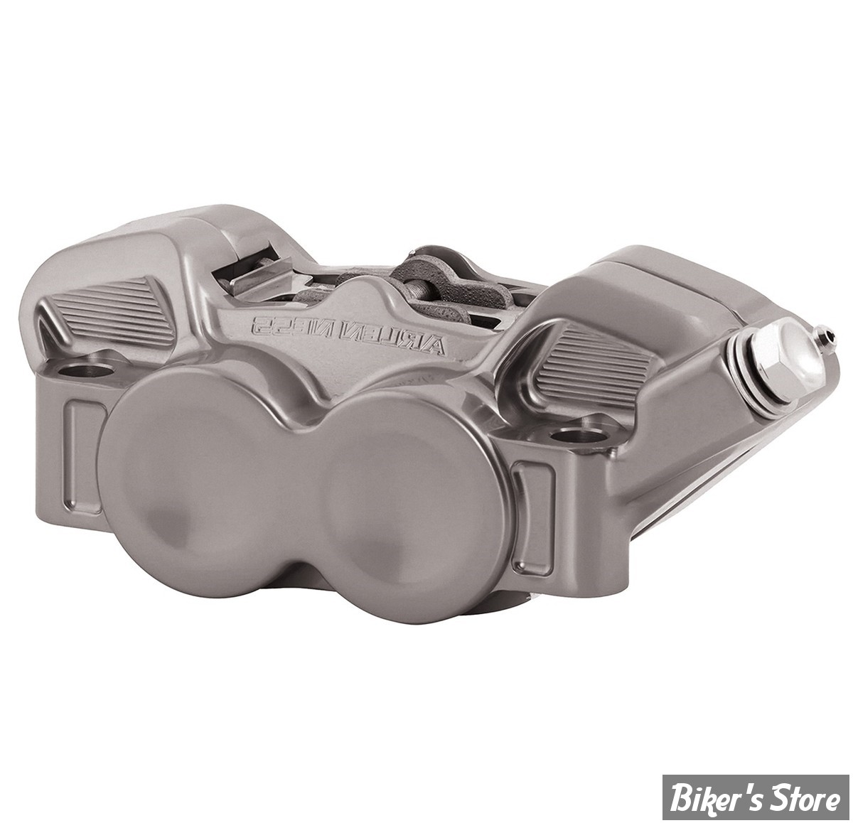 ETRIER RADIAL - ENTRE AXES : 100MM - ETRIER AVANT ARLEN NESS - 4-PISTONS - 100MM MONOBLOCK RADIAL BRAKE CALIPER - COTÉ : DROIT - TITANE - 320-013