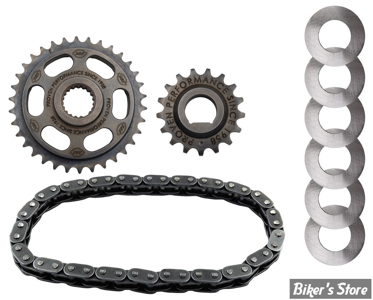 ECLATE I - PIECE N° 00 - KIT DE DISTRIBUTION PAR CHAINE - MILWAUKEE EIGHT 2017UP - S&S -  PARTIEL - Chain Drive Kit - 330-0842