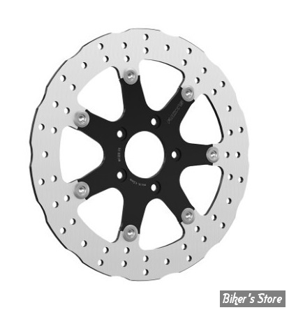 ECLATE DF - PIECE N° 01 - DISQUE DE FREIN ARRIERE FLOTTANT - OEM 41797-00 -  RICK'S MOTORCYCLES - WAVE DESIGN - MODÈLE : SEVEN SIN - NOIR - 20-W300292-0