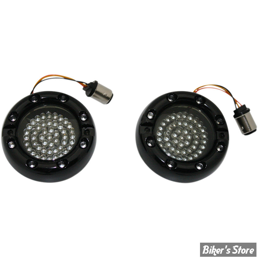 Clignotant de moto 2 , 1156, 1157, LED, insert de balle, lampe