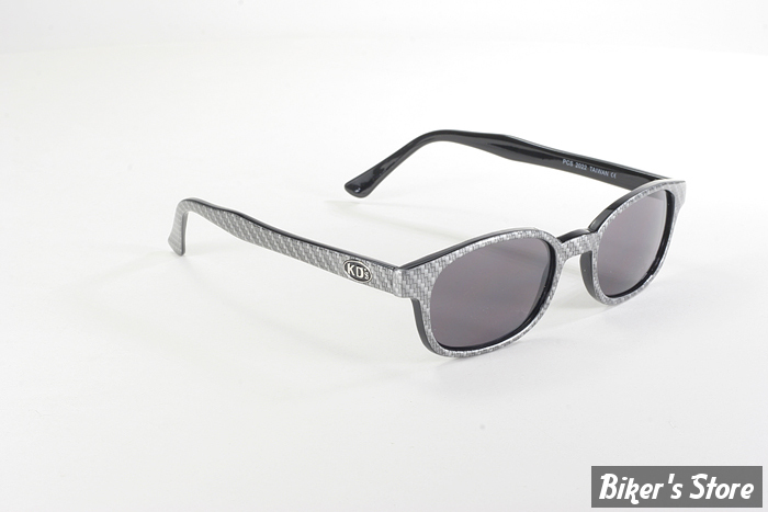 Lunettes De Soleil X-KD Biker – Monture Matte Noire, Verres Fumés, Format XXL Pour Moto & Casque, Protection UV100%