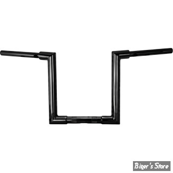 GUIDON APEHANGER HAUTEUR : 36.00CM / 14"- BURLY - JASON BAR - 38MM / 1 1/2" - FLTRX 2023/2024UP  - NOIR - B12-6102B