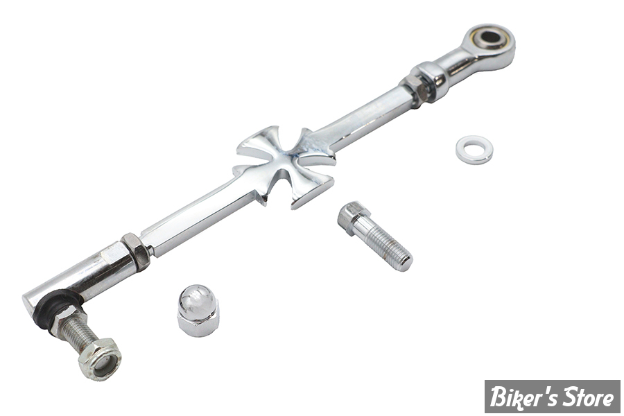 DOC A / PIÈCE N° 02A - TIGE DE SELECTEUR - SPORTSTER 04UP - MALTESE - INOX POLI