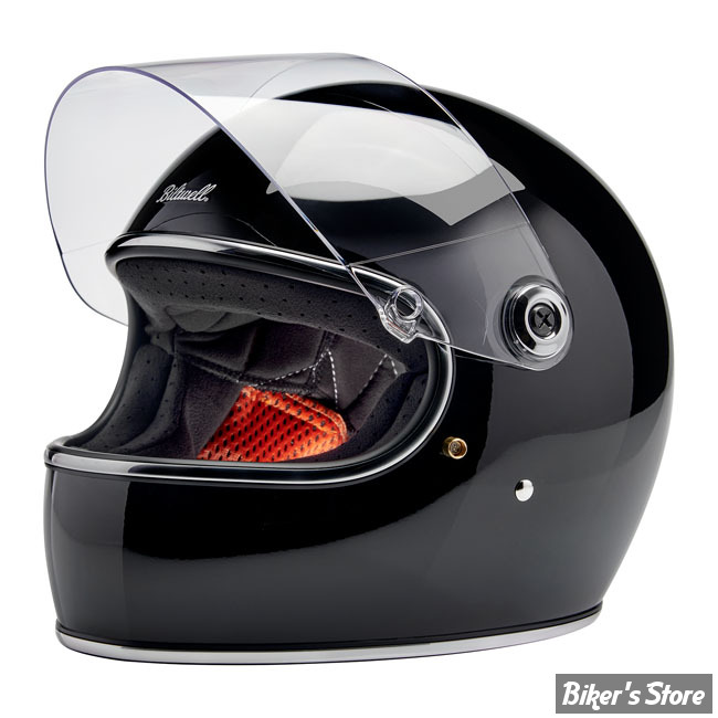 CASQUE INTEGRAL - BILTWELL - GRINGO S / ECE R22.06 - NOIR BRILLANT / GLOSS BLACK - TAILLE S