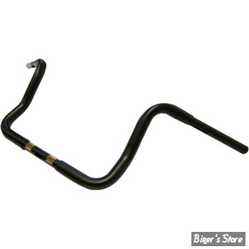 - GUIDON APEHANGER - GUIDON LA CHOPPERS - TOURING APE HANGER - 1" 1/4 - HAUTEUR : 10" - NOIR MAT - LA-7321-10M
