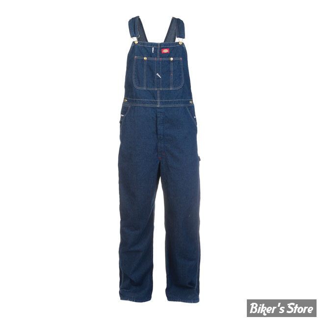 SALOPETTE - DICKIES - BIB OVERALL - JEANS - BLEU INDIGO - TAILLE US 32/32