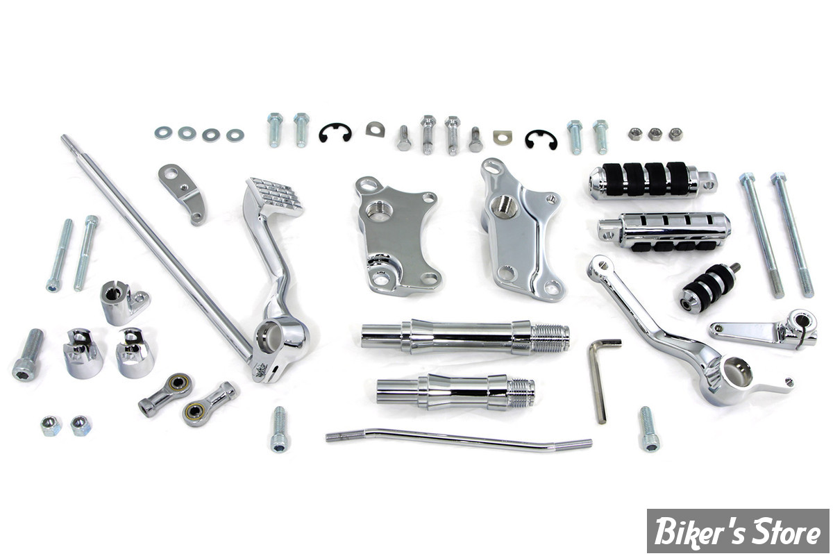 COMMANDES AVANCEES - SPORTSTER 91/03 - LONGUEUR STANDARD - OEM 33892-98 - V-TWIN - CHROME